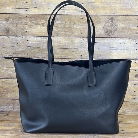 Anne Klein Structured Work Tote and Flap Pouch Bundle Black - Picture 7 of 16